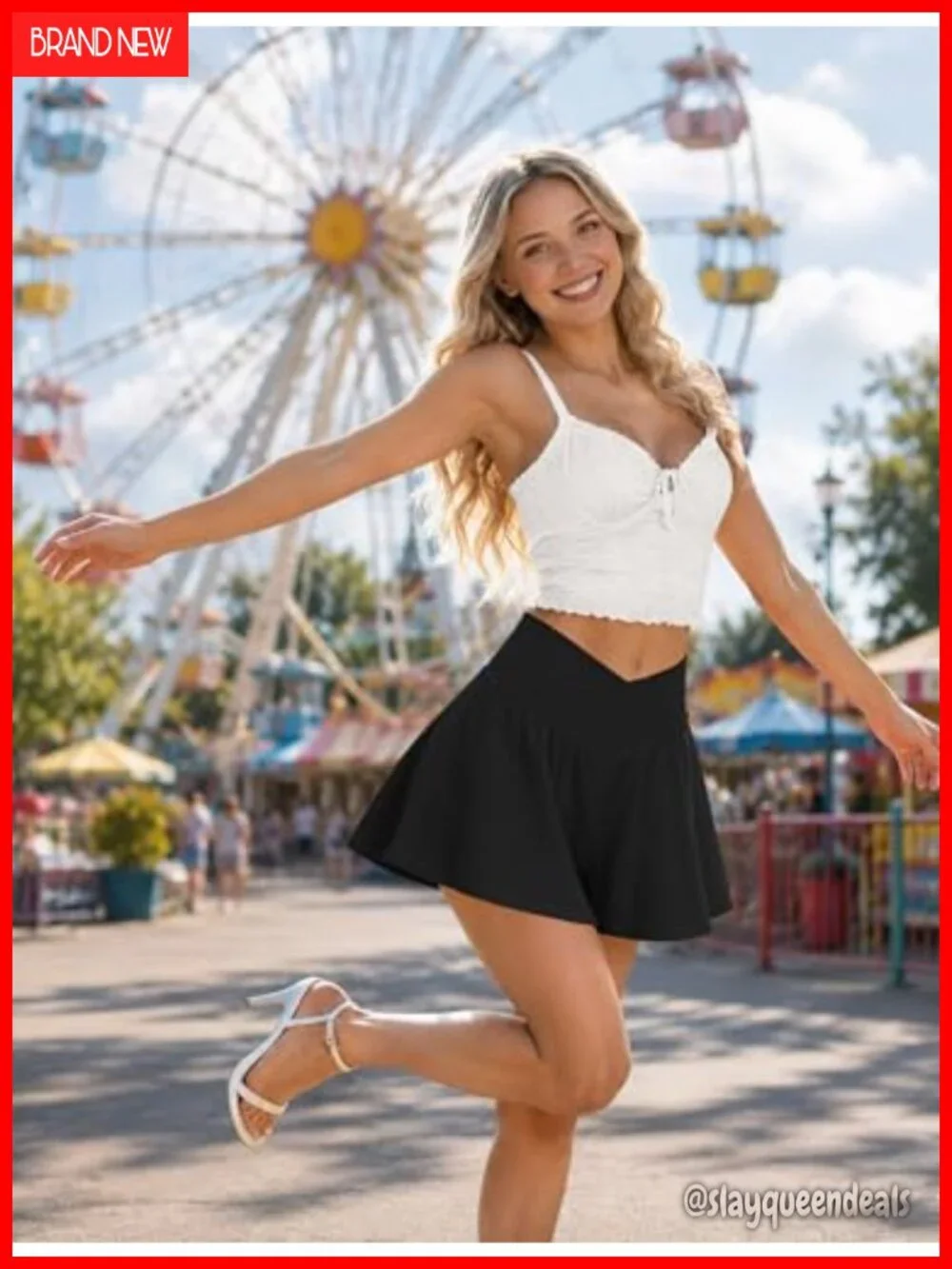 Crossover Athletic Shorts 2 in 1 Flow Running Shorts with Pocket Spandex